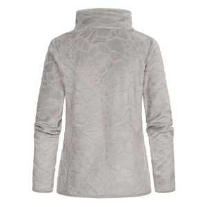 Chaqueta de Forro Polar de Lujo con Cuello Alto y Cremallera para Mujer, Ajuste Holgado, Exclusiva, Transpirable, Suave, Cálida y Cómoda - Product Image 2