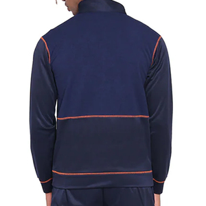 Conjunto de chándal de poliéster ajustado para hombre, novedad de 2025, gran oferta, ropa para correr para invierno, patrón sólido - Product Image 5