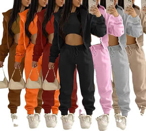 2024 nueva llegada hombres ecológico 100% algodón chándal transpirable 3 piezas Jogger conjunto personalizable - Product Image 6