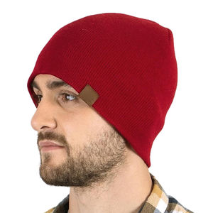 Gorro de invierno con logotipo personalizado colorido para adultos de alta calidad 2025, gorro de lana para otoño e invierno, gorros de punto suaves y cálidos - Product Image 1
