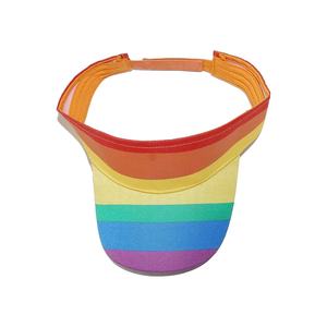 <b>Sun</b> Protection Printed Rainbow <b>Sun</b> <b>Visor</b> Hat Unisex 100% Polyester Y2K Style For Cycling & Fishing Outdoor <b>Visor</b> Hat - Product Image 6