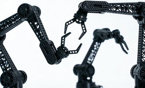 Componente <span class=keywords><strong>de</strong></span> Robot Impreso en 3D, Estructura <span class=keywords><strong>de</strong></span> Rejilla <span class=keywords><strong>de</strong></span> Nailon Negro Ligero, Pieza <span class=keywords><strong>de</strong></span> Automatización <span class=keywords><strong>Industrial</strong></span> <span class=keywords><strong>de</strong></span> Alta Precisión - Product Image 2