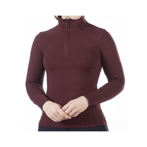 Haute qualité femmes chemises d'équitation couche de base haut spectacle chemise vêtements de sport vêtements équestres personnalisés en gros chemise d'équitation - Product Image 5