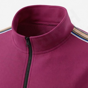 Nuevo Producto, Conjunto Deportivo de Dos Piezas con Cremallera para Hombre, Logotipo Personalizado, Ajuste Cómodo y Relajado, Transpirable, Ropa Deportiva para Correr, Gimnasio y Entrenamiento - Product Image 4