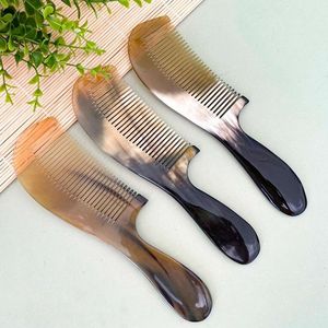 SIDE NATURAL CUSTOMIZED HANDMADE HORN <b>COMB</b> with Fine and Wide Teeth Handmade Buffalo Horn <b>Comb</b> for Hair Styling - Product Image 6