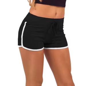 Shorts de sport d'été pour femmes pantalons décontracté Offre Spéciale quotidien taille élastique fondamentalement décontracté court Shorts de plage de vacances pour femmes - Product Image 1