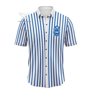 Vêtements de sororité grec Zeta Phi Beta prêt à expédier chemise de robe boutonnée décontractée sublimée - Product Image 1