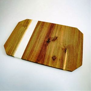 Planche à découper en bois d'acacia personnalisée de haute qualité, écologique, passe au lave-vaisselle, épaisseur 1,5 cm, outil de cuisine naturel, vente chaude - Product Image 2