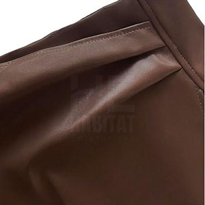 Faldas Plisadas de Cuero Genuino para Mujer, Tela Suave y Transpirable, Ajuste Cómodo, Estilo Moderno para Fiestas - Product Image 4