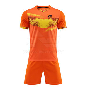 Premium Quality Breathable Lightweight Soccer Uniform Customized Color & Design 100% Polyester Made in Pakistan - Product Image 1