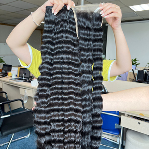 ผมต่อแบบซุปเปอร์ดับเบิ้ลดรอน เรมี่ แบบลอนลึก เย็บด้วยเครื่องจักร แบบดับเบิ้ลเวฟท์ ผมเวียดนาม 2 แบบ สี 1B - Product Image 1