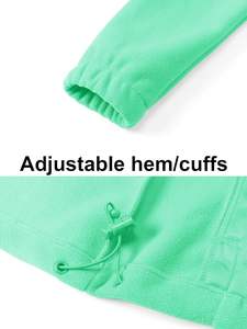 Chaqueta cálida de invierno con cremallera para mujer, forro polar suave con patrón estampado, relleno de algodón transpirable, cierre de cremallera de talla grande - Product Image 6