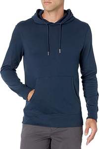 Sudadera con capucha de Jersey ligero de otoño informal para hombre con tejido de punto de algodón 100% transpirable y absorbente de humedad para mayor comodidad - Product Image 3