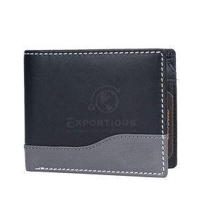 Portefeuille en cuir léger pour homme, RFID, personnalisable, durable, fabriqué au Pakistan, vente chaude, approvisionnement direct d'usine - Product Image 1