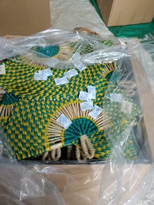 Abanico de mano ecológico de algas marinas naturales, tradicional y estético, apto para una decoración minimalista e inspirada en la costa - Product Image 3