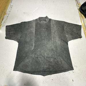 Camisetas lavadas personalizadas con cuello redondo para hombre, camisetas de manga corta de verano de secado rápido, fabricante de camisetas de algodón OEM de calidad superior - Product Image 6