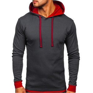Sudadera con capucha de gran tamaño de lana de algodón unisex, jersey con logotipo personalizado, Sudadera con capucha de invierno para hombre, diseño de bolsillo de tela de punto lavado sólido - Product Image 1