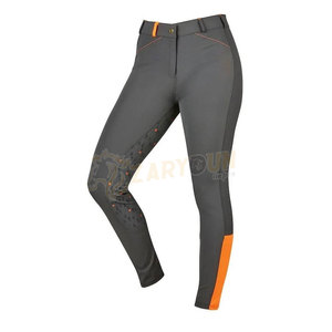 New Arrival Women's Equestrian Training <b>Tights</b> Stretchable Full Seat Breeches with Silicone <b>Knee</b> Patch for Horse Riding - Product Image 5