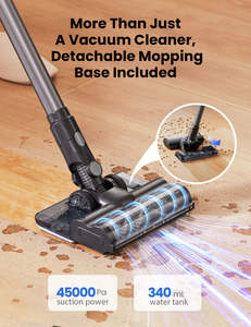 Aspirateur sans fil Liberbot W3 avec fonction de lavage, aspiration de 45 kPa, moteur de 500 W, autonomie de 60 minutes, certifié FCC CE RoHS - Product Image 2