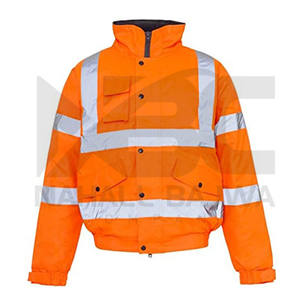 Sudadera CON CAPUCHA DE SEGURIDAD DE Material de poliéster ligero de alta calidad naranja Ropa DE TRABAJO reflectante para seguridad de tráfico Alta visibilidad - Product Image 1
