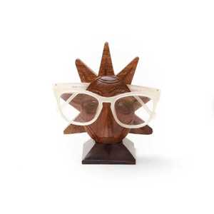 Support à lunettes en bois en forme de soleil pour l'affichage des lunettes - Product Image 6