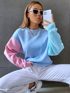 Sudaderas de punto para mujer, venta al por mayor, sudaderas con capucha de algodón de gran tamaño, ropa de gimnasio informal transpirable antiarrugas, frente de invierno - Product Image 4