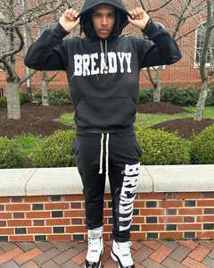 Sweat-shirt court Boxy pour hommes de qualité supérieure à manches courtes Streetwear à capuche broderie personnalisée Logo respirant DTG DTF personnalisable - Product Image 4