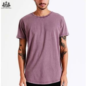Camiseta para Hombre con Lavado Ácido al por Mayor |   Camiseta de Punto 100% Algodón |   Ropa Urbana Retro Desgastada de Secado Rápido y Transpirable - Product Image 4