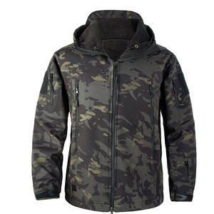 Chaqueta de Caza Táctica Multibolsillos, Impermeable, de Camuflaje, con Cuello Alto y Logotipo Frontal, para Caza Profesional con Arco - Product Image 6