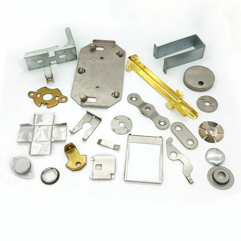 El sello de hoja de metal de acero personalizado funciona con piezas de hoja estampada de metal fino proceso de estampado de aluminio de hoja de metal