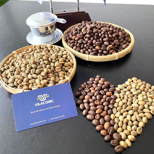 Café en grains mélangé Robusta & Arabica torréfié, emballage OEM pour la vente au détail - Vietnam, qualité supérieure - Pey - Product Image 3