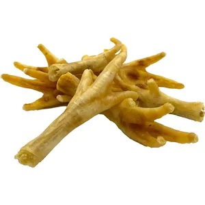 자연 탈수 닭발 개 취급, 고단백질, 무곡물 씹기, OEM 애완 동물 간식 제조업체 인도 - Product Image 1