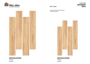 Azulejos de suelo de porcelana con borde recto de 150x900mm, aspecto de madera, porcelana de cerámica, acabado de madera, azulejos de cerámica - Product Image 5