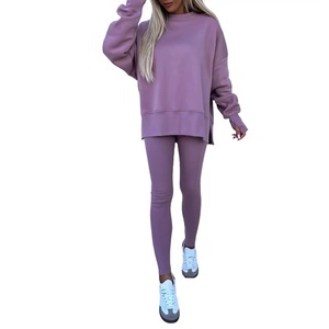 Conjunto de Dos Piezas de Verano para Mujer, Pantalones Cortos Casuales de Color Sólido, Camisetas de Manga Corta, Pantalones de Lona 100% Algodón de Secado Rápido - Product Image 5