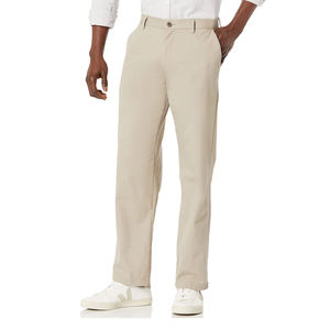 Hot Sale Casual Golf Pants Men High Street Vintage <b>Chino</b> Pants Men Polyester Mid <b>Waist</b> Regular <b>Chino</b> Trousers Men - Product Image 1