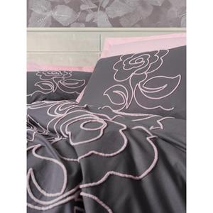 Primula rose coton boîte Brode Ranforce Double housse de couette ensemble élégant Primula rose Runforce housse de couette - Product Image 2