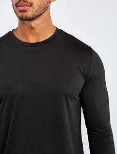 Camiseta de verano con gráfico personalizado para hombre 260 Gsm algodón de gran tamaño Boxy doble capa Camiseta de manga larga serigrafiada - Product Image 2