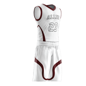 Ensemble d'uniformes de basket-ball réversibles personnalisés pour adultes Meilleur short d'été respirant Sublimation grande taille certifiée BSCI - Product Image 2