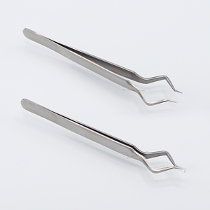 Pince à épiler en acier inoxydable ZONA INDUSTRIES, pointe lisse, emballage en tube de précision, Zt-7001/ZT-7049 10mm - Product Image 5