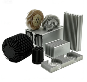 Extrusion <strong>Forming</strong> CNC <strong>Machining</strong> Stamping <strong>Forming</strong> Anodizing Aluminum High-Efficiency Heat Dissipation Multi-Form Fin Heat Sink - Product Image 4