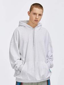 Sweat-shirt surdimensionné en coton 100% poids lourd, tissu épais de qualité supérieure, poche kangourou personnalisable - Product Image 6