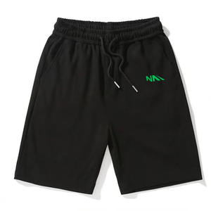 Breathable High Quality Customized <b>Men</b> Loose Fit 100% Cotton Heavyweight <b>Baggy</b> Solid High Street Style <b>Shorts</b> with Logo - Product Image 3