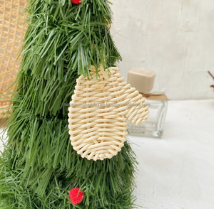 Handwoven Rattan Ball Xmas Hanging Charms <b>Ornaments</b>, Christmas Tree Rattan <b>Ornaments</b> | New Home Decorations - Product Image 4