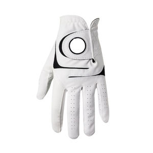 Gants de golf à la mode pour femmes en cuir véritable avec fonction d'absorption douce Élevez votre jeu en couleur de peau - Product Image 1