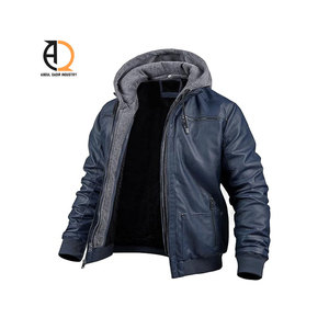 Chaqueta Universitaria de Cuero Genuino con Cuello Alto, Estilo Vintage, Personalizada de Alta Calidad para Hombre - Product Image 5