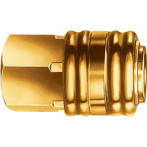 Accessoires et pièces pour outils pneumatiques, lot de 10 raccords à dégagement rapide DN 7.2, filetage interne en laiton G 3/8 15.39mm EWO - Product Image 3