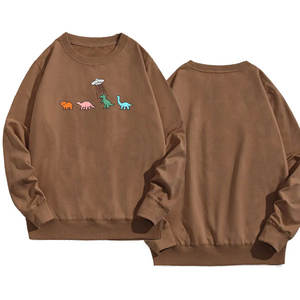 Sweats pull-over pour hommes personnalisés de haute qualité sweats à capuche en polyester de coton thermique d'hiver avec embellissements brodés en 3D - Product Image 4