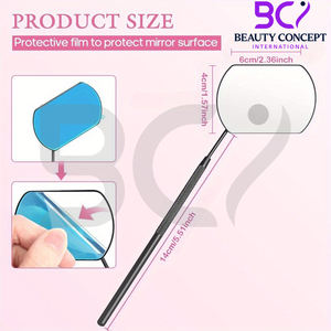 กระจกติดขนตาสีดำขนาดใหญ่ คุณภาพสูงสุด วัสดุสแตนเลส ขายส่งปี 2026 สินค้ามาใหม่ - Product Image 4