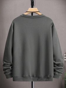 Hombres Trending Pullover Impreso Sudadera Fleece Cómoda Sudadera para Hombres 100% Algodón Sudadera con capucha Logotipo personalizado Sudadera con capucha - Product Image 3