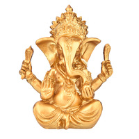 Tête d'éléphant en résine de l'Asie du Sud-Est transfrontalière ornements de richesse dieu indien zen thaïlandais ameublement artisanat de bureau